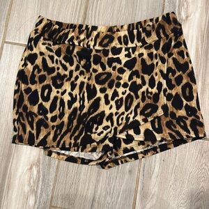 Leopard Print Skort size medium